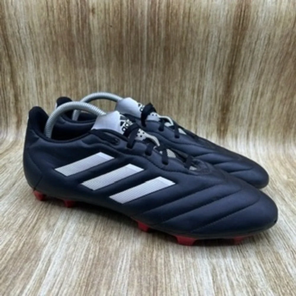 Adidas Goletto VIII FG Men's Size 12 Black White Soccer Cleats Shoes GX7793